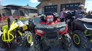 ATVs  Canam Renegade 570 XMR Polaris Sportsman 450 HO amp Segway Snarler 570 AT6LX [upl. by Ayortal863]