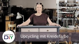 Möbel Upcycling schnell und einfach mit Kreidefarbe [upl. by Magree643]