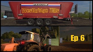 Lets Play Farming Simulator 17 PS4 Westbridge Hills Ep 6 [upl. by Nosydam491]