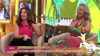 Mallu Magalhães gera polêmica no programa de Fátima Bernardes [upl. by Yrffej]