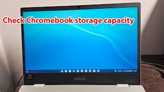 How to check chromebook storage capacity [upl. by Sabec]