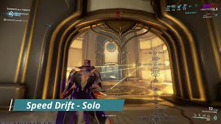 Warframe  Speed Test  Speed Drift  Solo [upl. by Zigmund]