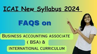 Business Accounting Associate I ICAI New Syllabus I CA Pooja Zade I CPZ ATC [upl. by Alywt173]