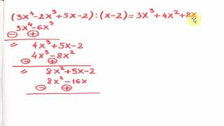Dijeljenje polinoma sa ostatkom [upl. by Ger]