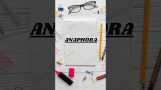 Anaphora literarydevices youtubeshorts english [upl. by Andria]