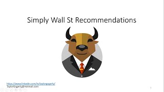 Simply Wall St  Recommendations [upl. by Sarene]