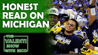 An Honest Read On Michigan In The Rose Bowl  The Valenti Show with Rico [upl. by Atsyrc]