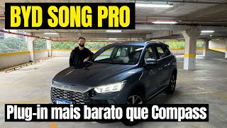 BYD SONG PRO híbrido plugin e pode rodar até 1100 km com um tanque [upl. by Ceil]