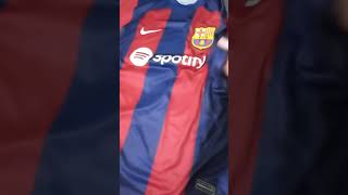 Barcelona 202324 Home Jersey Customer Review  Soccerdealshop [upl. by Abba]