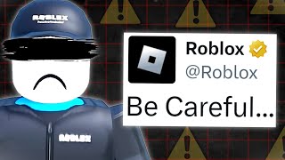 Roblox ISNT Safe Right Now Huge Problem [upl. by Eshelman]