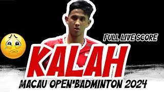 🔴KALAH Alwi FARHAN VS NG Ka Long Angus Macau Open Badminton 2024 LIVE SCORE [upl. by Katusha555]