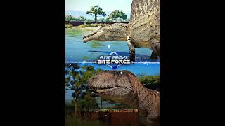 Spinosaurus VS Feathered Trex  Jurassic World Evolution 2 jurassicworld jurassicpark dinosaurs [upl. by Aneris]