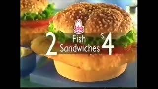 Arbys Fish Sandwiches commercial 2004 [upl. by Ronni135]