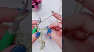 How to Crochet the VShell Stitch Left Handed Part 1 [upl. by Hilaire89]