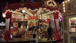 The town carousel in Montecatini Terme Tuscany Italy [upl. by Aed]