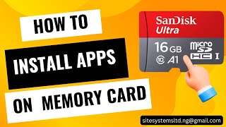 HOW INSTALL APPS TO EXTERNAL MEMORY CARD [upl. by Anida]