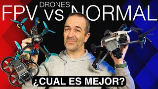 Dron FPV vs Dron NORMAL DJI  ¿Cuál es MEJOR  Diferencias y Comparativa [upl. by Cormier]