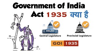 Government of India Act 1935 in Hindi  UPSC   Bharat Shasan Adhiniyam 1935 [upl. by Johns695]