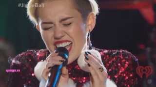 Miley Cyrus  Wrecking Ball Live At Z100s Jingle Ball 2013 [upl. by Andre]