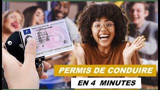 OBTENIR SON PERMIS DE CONDUIRE EN FRANCE  EN 4 MINUTES [upl. by Ferdinana514]