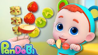 Learn Tastes Song  Sweet Sour Bitter and Salty Food  Pandobi Nursery Rhymes amp Kids Songs [upl. by Monsour235]