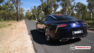 2017 Lexus LC 500 V8 0100kmh amp engine sound [upl. by Franza]