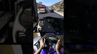 close call 😱 Euro Truck Simulator 2 shorts gameplay [upl. by Enilemme]