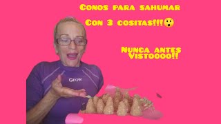 conitos sahumadores con solo 3 ingredientessss😲 [upl. by Anitap]