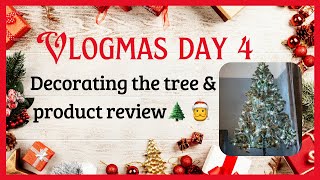 VLOGMAS DAY 4  decorating the tree amp HiQuick review 🌲🌟 [upl. by Chapin]