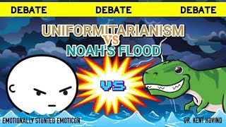 DEBATE The Genesis Flood VS Uniformitarianism  Dr Kent Hovind VS ESE [upl. by Attenyw]