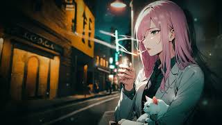 Table girlLonely street at night🎵lofi hip hop radio  beats to relaxstudy to💕lofibeats [upl. by Warila]