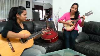 Pirates of the Caribbean Theme Song  Guitar amp Mandolin Fusion  by Senuri amp Thenuri from Sri Lanka [upl. by Corene686]