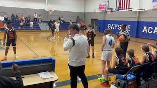 McGill Toolen Middle Basketball vs Bayside Middle [upl. by Yetsirhc]