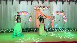 Ghar More Pardesiya  Sangeet Dance  Groom and Bride Sisters [upl. by Knepper]