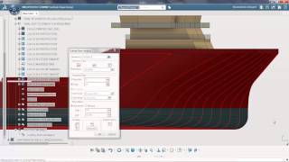 3DEXPERIENCE CATIA V6 Hull Modifcation Process OSV [upl. by Kalinda]