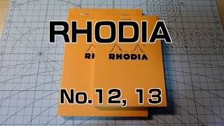 RHODIA No12 13 Review [upl. by Niltac873]