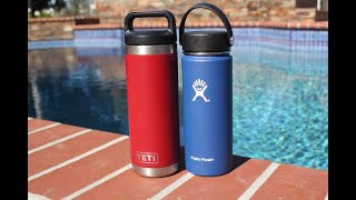 Hydro Flask vs Yeti  Which Best amp Why [upl. by Nerval343]