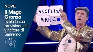 Che tempo che fa  Il Mago Oronzo e la sua previsione del vincitore di Sanremo ci avrà azzeccato [upl. by Wivina]