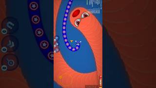 Giant Snake Kill In WormsZoneio wormszone wormmate snake wormszonegameplay gaming new [upl. by Rox805]