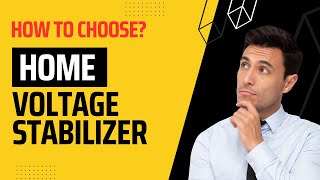 How to Choose a Voltage Stabilizer for Home Important Tips you Should Know [upl. by Maclaine222]