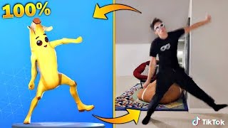 FORTNITE DANCES IN REAL LIFE THAT ARE 100 IN SYNC Original Fortnite Dances in Real Life [upl. by Belamy]