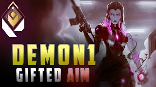 DEMON1  GIFTED AIM  VALORANT MONTAGE HIGHLIGHTS [upl. by Ettore]