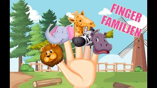 FINGER FAMILJEN 🐘🦒🦁🦓 [upl. by Haynor]