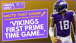 Minnesota Vikings NFL schedule predictions [upl. by Analra]