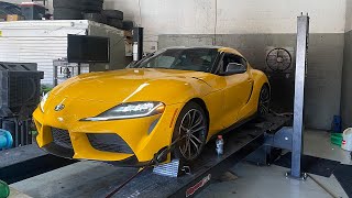 B46B48 STOCK TURBO WHP WORLD RECORD  Toyota Supra 20 E85 DYNO [upl. by Freeman1]