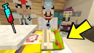 BOWSER JRS SERIOUS INJURY HOSPITAL SURGERY  Super Nintendo School  Minecraft Switch 33 [upl. by Bred]