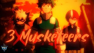 My Hero Academia x Knucks Three Musketeers「AMV」𝟒𝐊 𝟔𝟎𝐅𝐏𝐒 [upl. by Esyla]