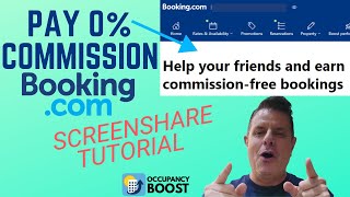 Commission Free Bookings Pay 0 Commissions to Bookingcom [upl. by Lomasi919]