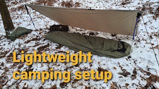 Bivvy bag camping setup [upl. by Assirem]