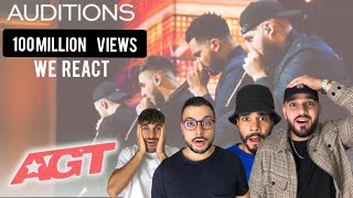 We React To 100 MILLION VIEWS on Americas Got Talent   Berywam [upl. by Orv]